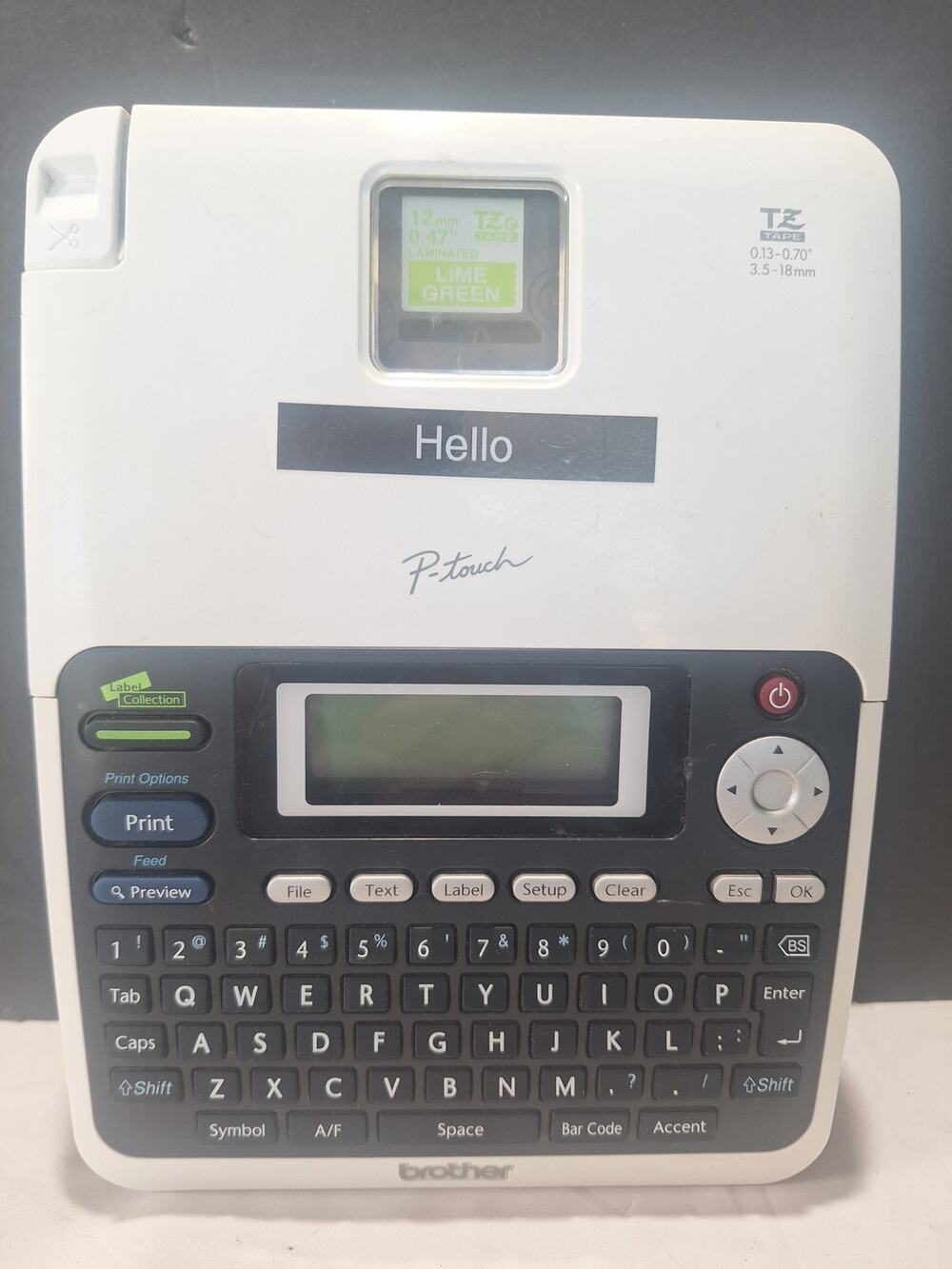 Brother P-touch PT-2030 Electronic Label Maker TZe Tape Tested Working